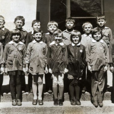 Uczniowie w roku 1972